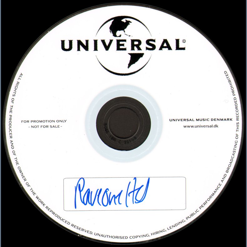In And Out Of Control - 2009 Danish Universal label Authentic Full Album CD-R Acetate
