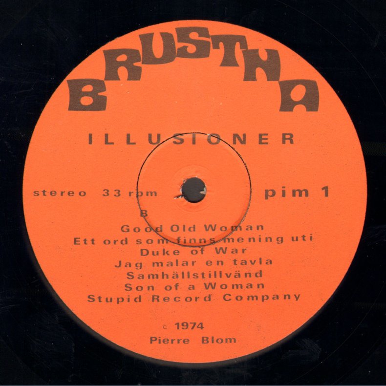 Brustna Illusioner - Original Swedish issue