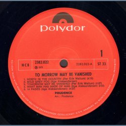 Tomorrow May Be Vanished - Original Norwegian Issue