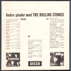 Get Off Of My Cloud b/w I'm Free - Original Danish Issue