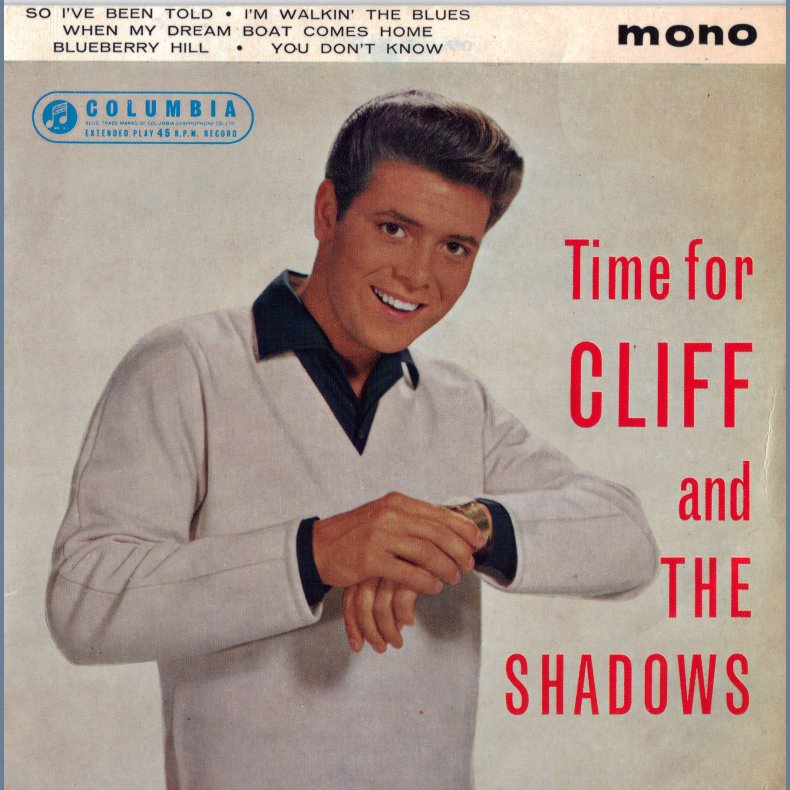 Time For Cliff And The Shadows - Original Danish Issue