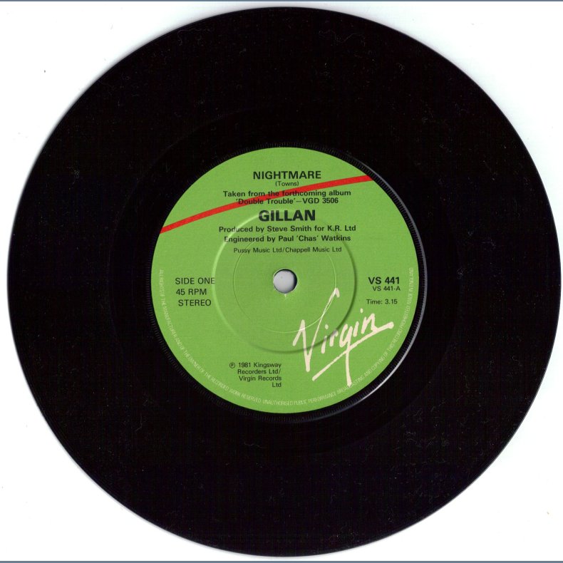 Nightmare b/w Bite The Bullet - Original UK Issue