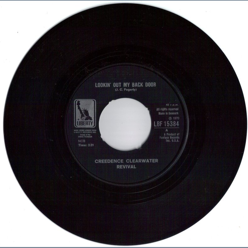 Lookin' Out My Back Door b/w Long As I Can See The Light - Original Danish  Issue