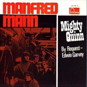 Mighty Quinn b/w By Request-Edwin Garvey - Original 1968 Norwegian 2-track 7