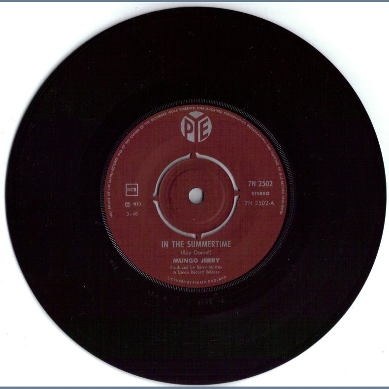 In The Summertime b/w Mighty Man - Original Norwegian Vinyl Single