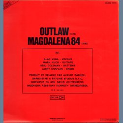 Outlaw b/w Magdalena 84 - French 12" Vinyl Issue