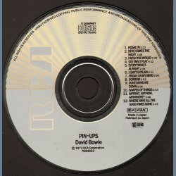 Pin Ups - Withdrawn 1984 Japan/German 1st CD Issue 