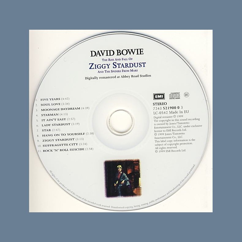 The Rise And Fall Of Ziggy Stardust And The Spiders From Mars - 1999 Dutch Remastered &amp; Enhanced Iss