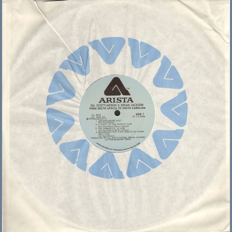 From South Africa To South Carolina - Original US Issue