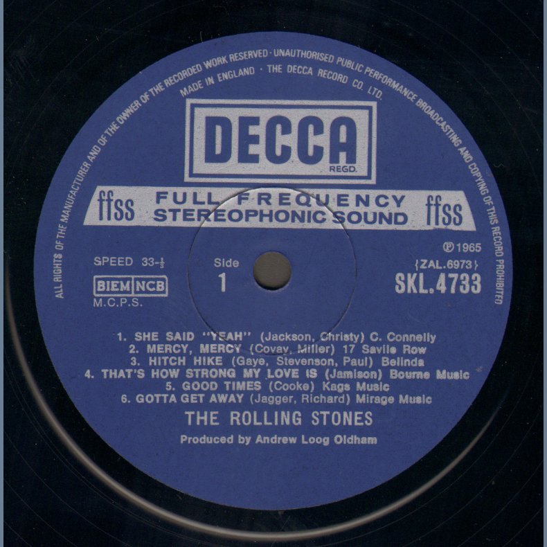 Out Of Our Heads - Start 1970ies UK Stereo Second Issue - Boxed Labels