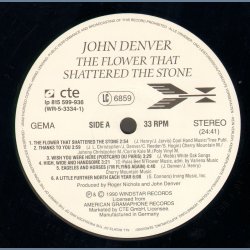 The Flower That Shattered The Stone - Original German Issue