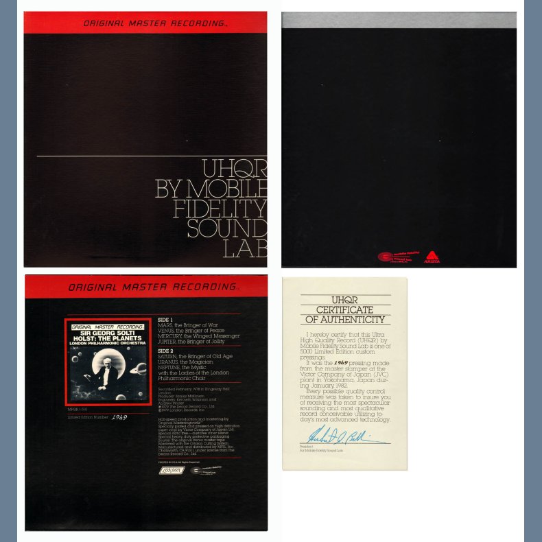 The Planets - Japan/US Limited Numered Edition Ultra High Quality Record Issue