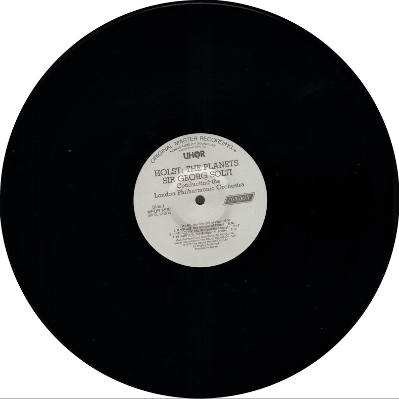 The Planets - Japan/US Limited Numered Edition Ultra High Quality Record Issue