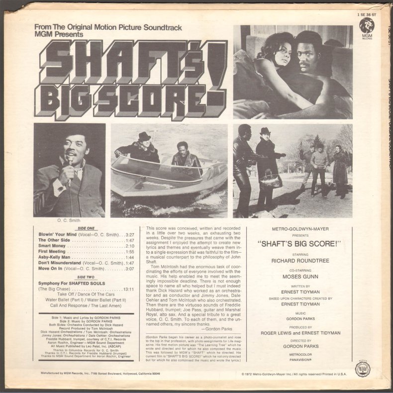 Shaft's Big Score - Original US Issue