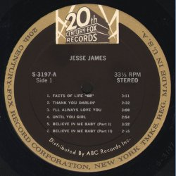 Jesse James - Original US Issue