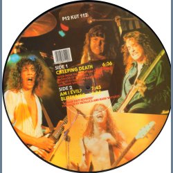 Creeping Death - UK picture Disc Vinyl Issue - 2nd issue - Barcode On back