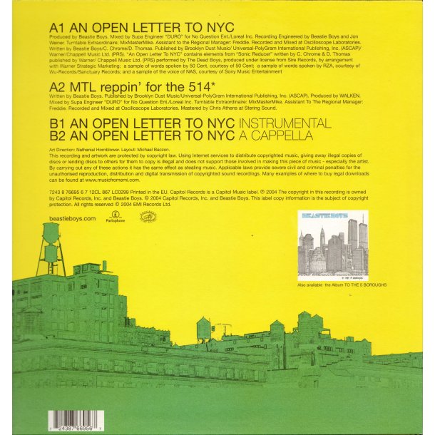 An Open Letter To NYC UK 12" Vinyl Issue All Products Sound Station