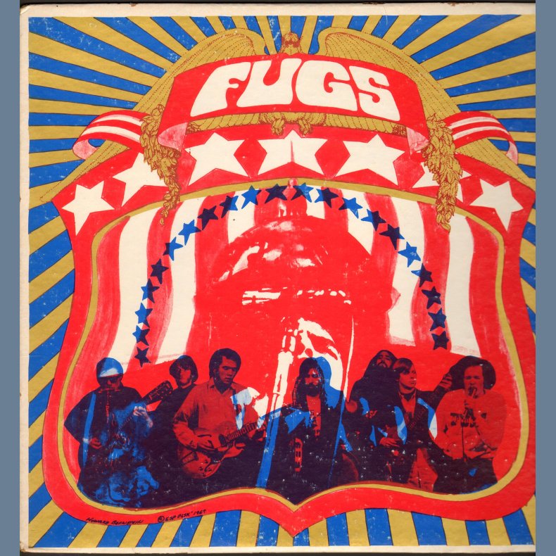 The Fugs - US ESP 4rth Issue - psychedelic colour shield cover