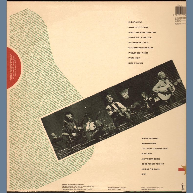 Unplugged - The Official Bootleg - UK Vinyl LP Issue