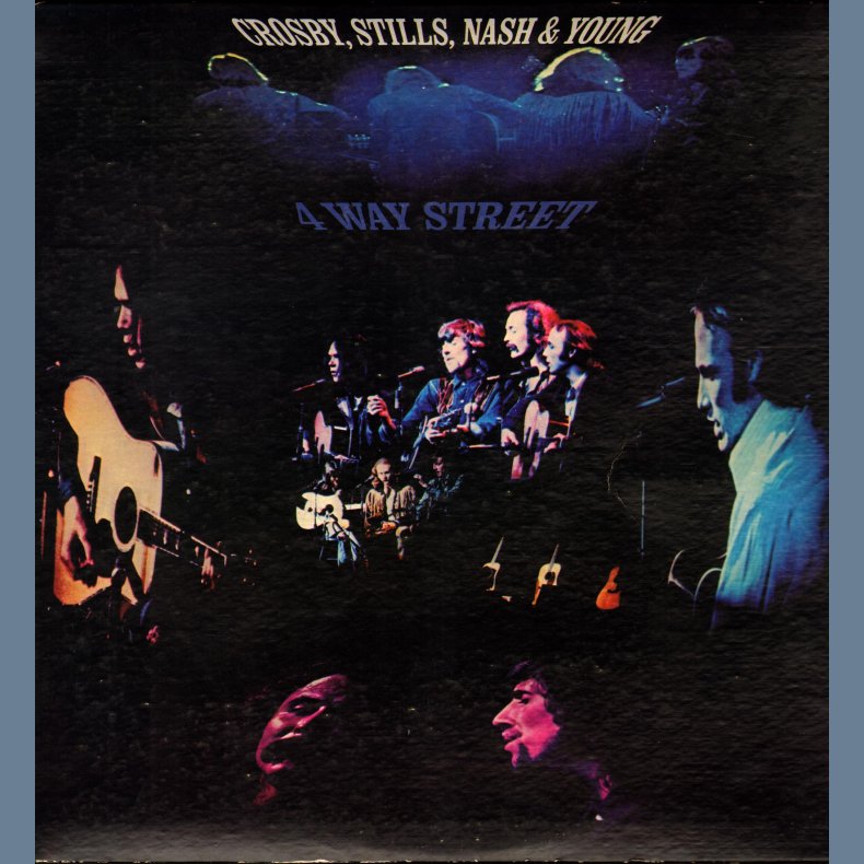 4 Way Street - Original UK Issue - Orange &amp; Plum Labels