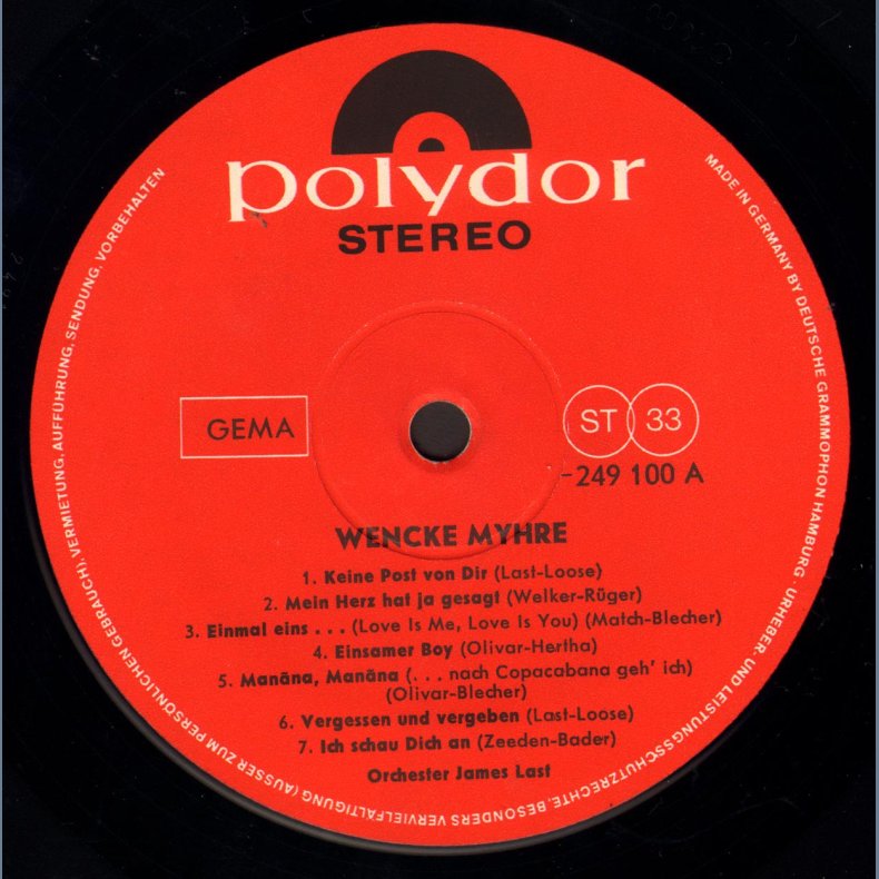 Wencke Myhre - Original German Issue