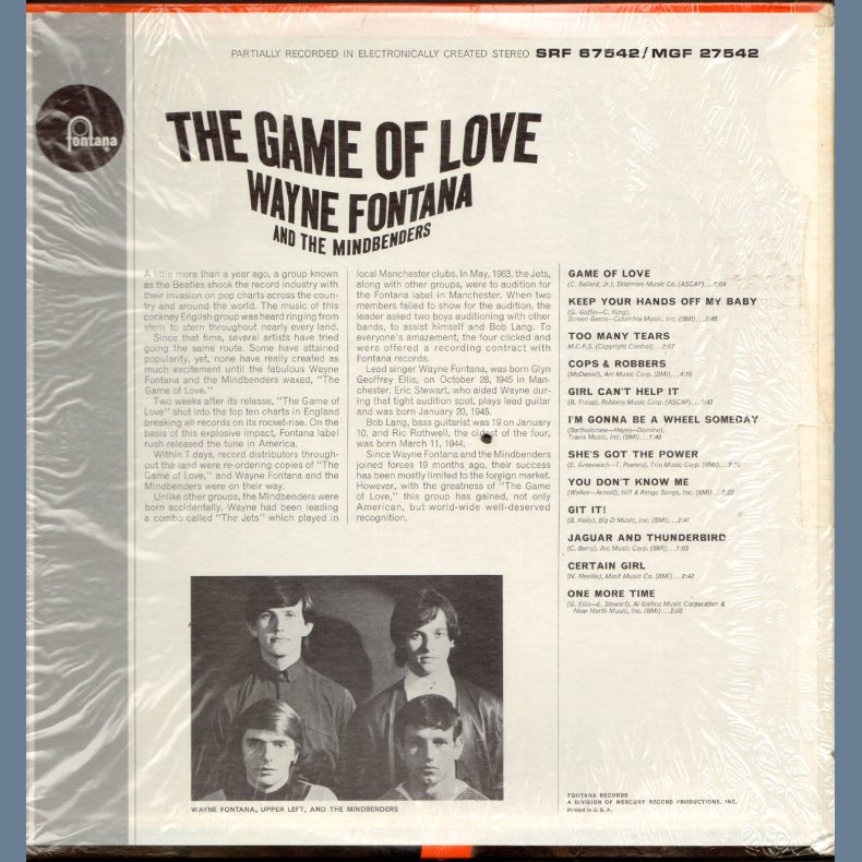 The Game Of Love - Original US Mono Issue