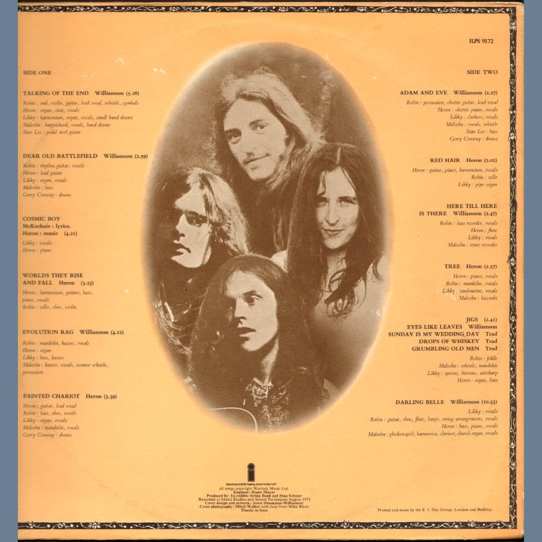 Liquid Acrobat As Regards The Air  - Original UK Issue - 1st Pressing A/B-1U Matrix Endings