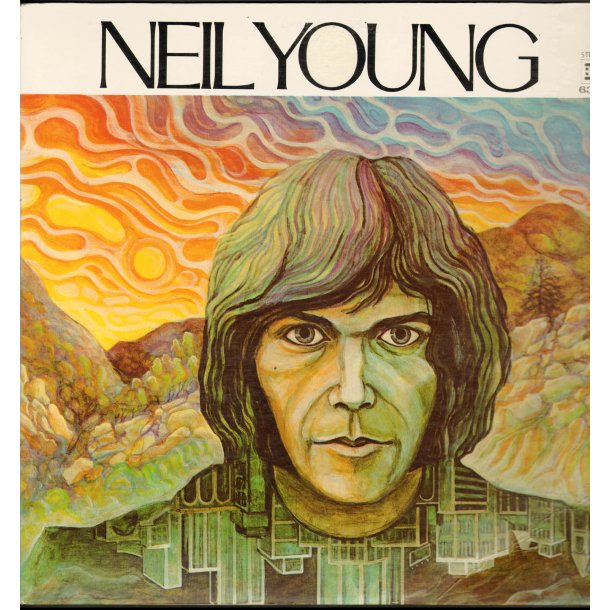 Neil Young - US 3rd Issue - Tan labels, RE1 matrix print