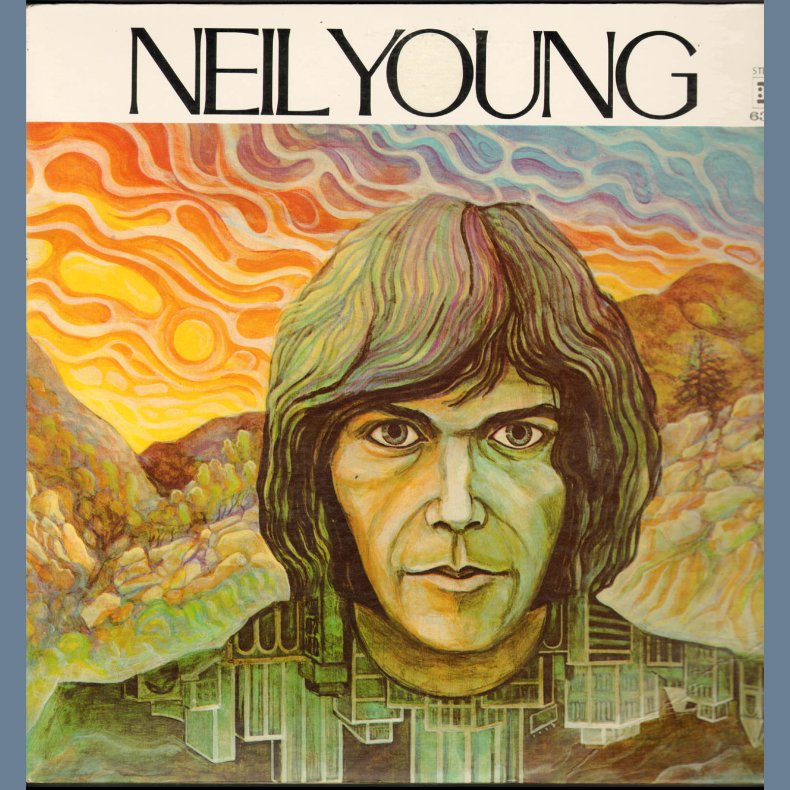 Neil Young - US 3rd Issue - Tan labels, RE1 matrix print