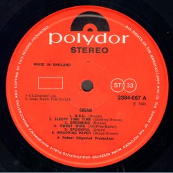 Cream - Original UK Issue