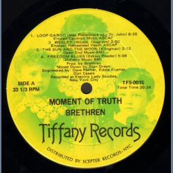 Moment Of Truth - Original US Vinyl Issue