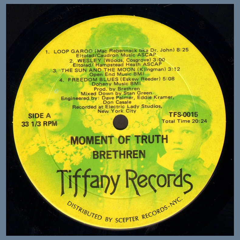 Moment Of Truth - Original US Vinyl Issue