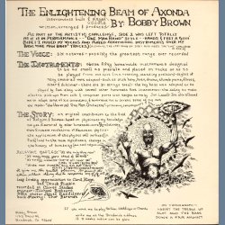 The Enlightening Beam Of Axonda - Original US Issue