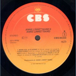 Anne Linnet Band - Original Dutch Issue