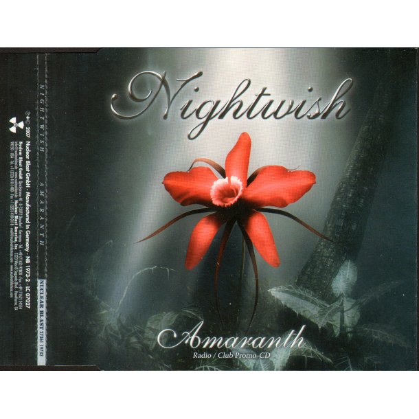 Amaranth - 1-track radio/club Promotional Issue