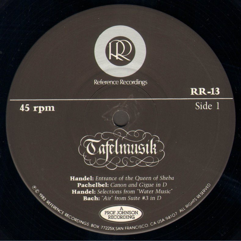 Popular Music Of The Baroque - Half Speed Mastered 45 rpm Thick Virgin Vinyl LP