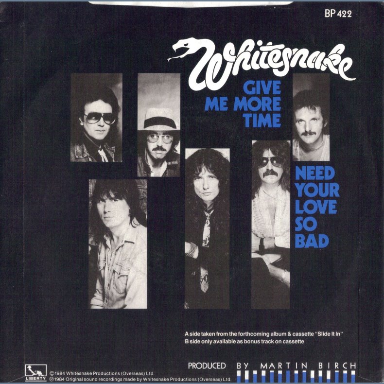 Give Me More Time b/w Need Your Love So bad - Original UK Issue