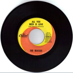 All You Need Is Love b/w Baby You're A Rich Man - Original US Issue