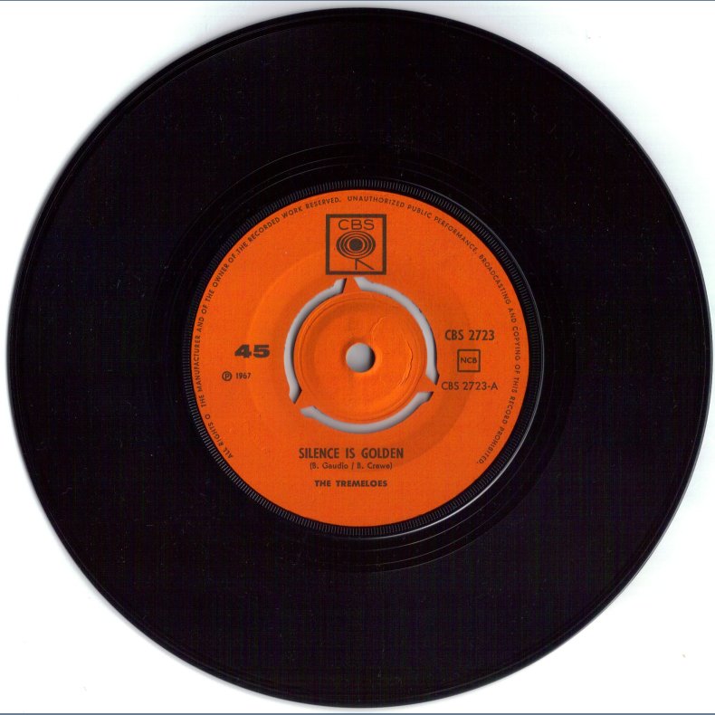 Silence Is Golden b/w Let Your Hair Hang Down - Original Norwegian/Danish Issue