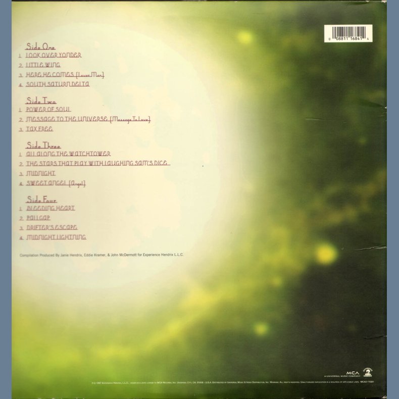 South Saturn Delta - Limited Authorized Hendrix Family 180 gram Vinyl Edition