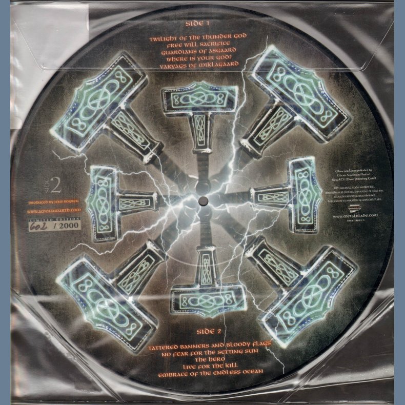 Twilight Of The Thunder God - US Limited Edition Picture Disc - Autographed