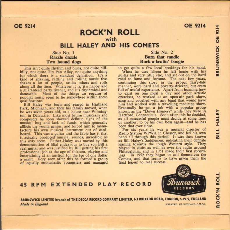 Rock'n Roll - Original  UK Issue