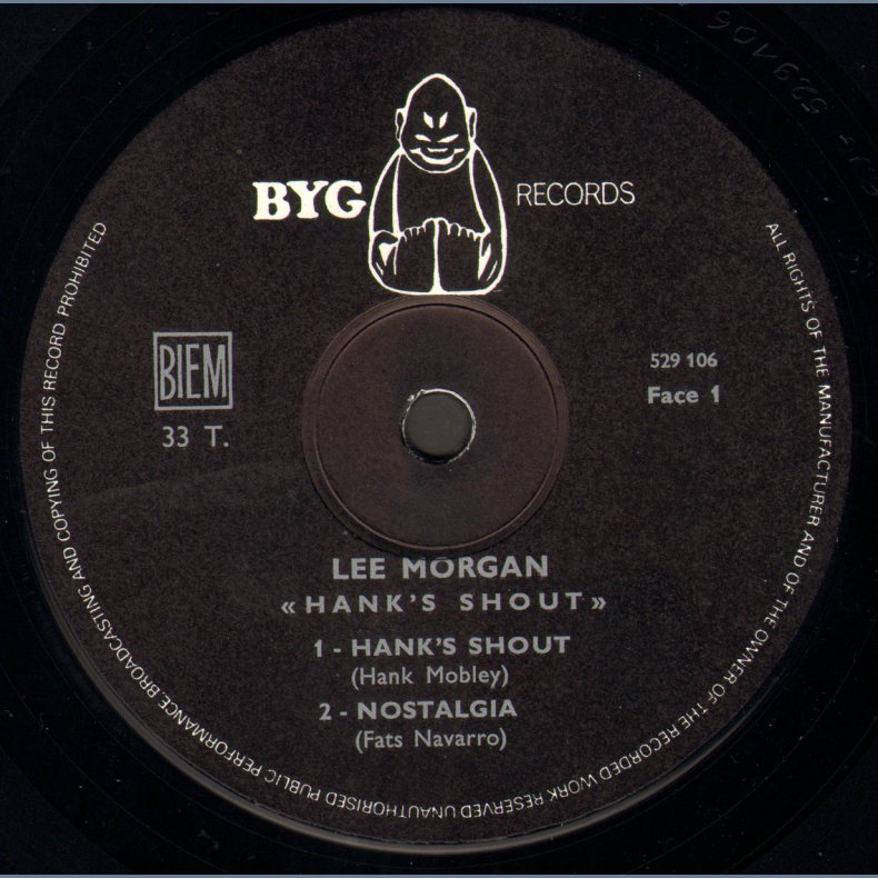 Hank's Shout - French Vinyl Issue