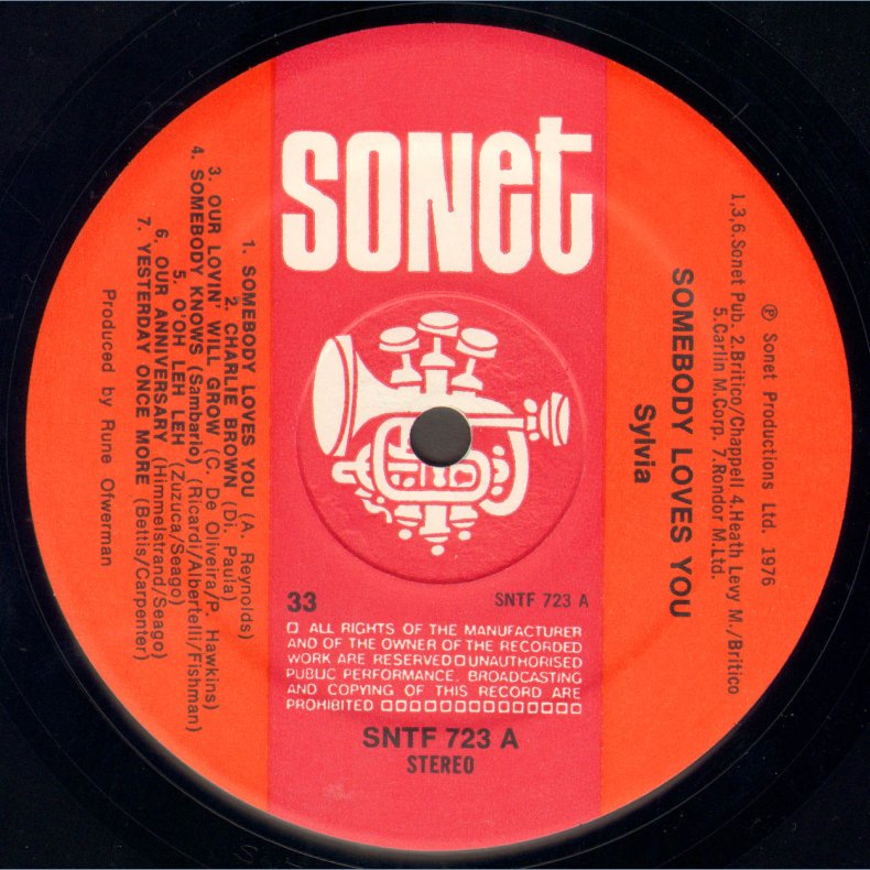 Somebody Loves You - Original UK issue