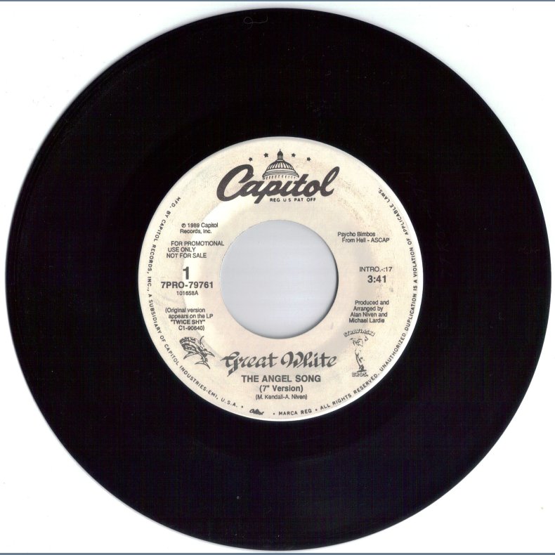 The Angle Song (7" Version) b/w The Angel Song (7" Version) - US Promotional Issue