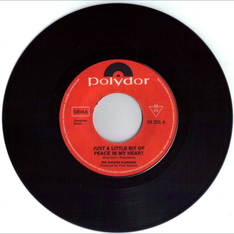 Just A Little Bit Of Peace In My Heart b/w Remember My Friend - Original German Issue