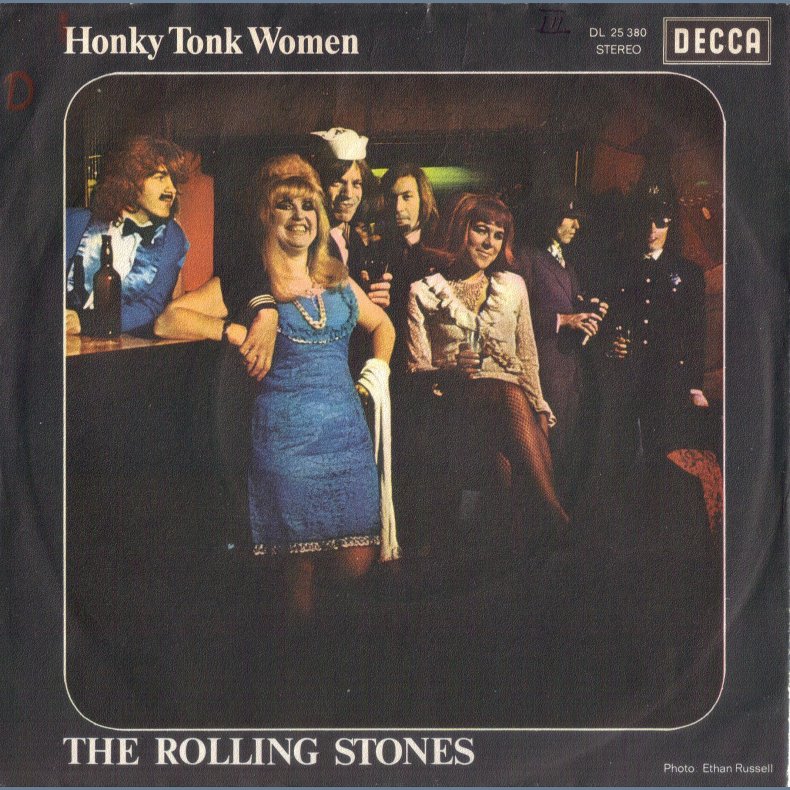 Honky Tonk Women b/w You Can't Always Get What You Want - Original German Issue