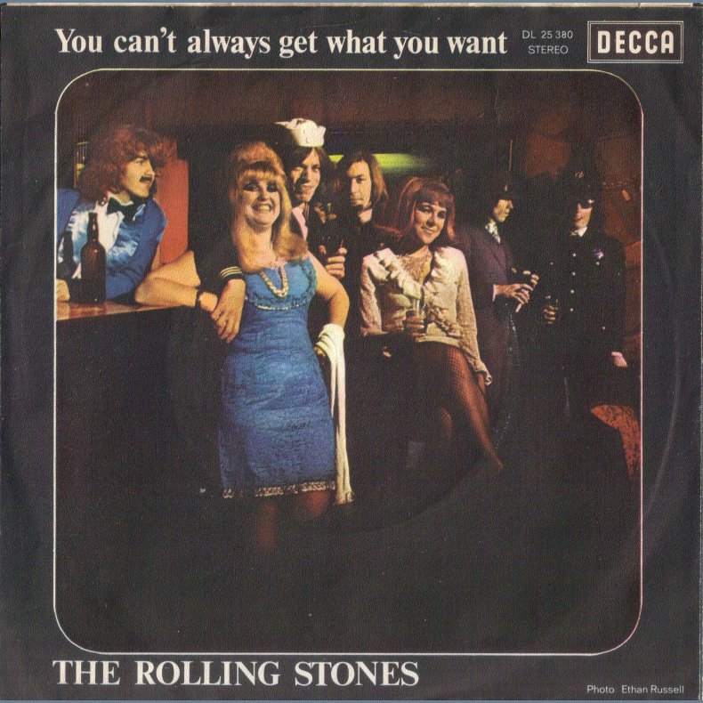 Honky Tonk Women b/w You Can't Always Get What You Want - Original German Issue