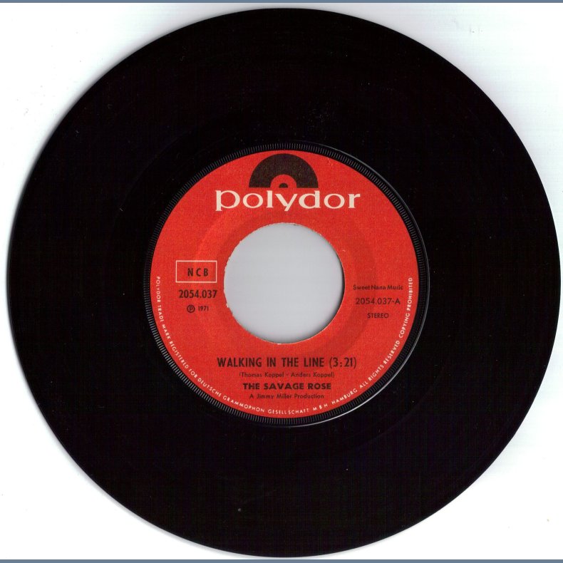 Walking In The Line b/w And I Dream - Original Norweigian Issue