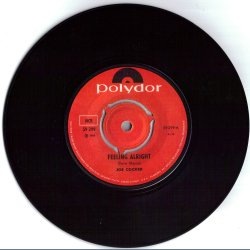 Feeling Alright b/w Sandpaper Cadillac - Original Norweigian Issue - German picture sleeve edition